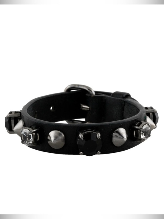 Miu Miu Jewelry - MIU MIU Studded & Crystal Wrap Bracelet